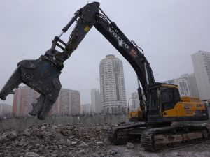 ЭКСКАВАТОР VOLVO EC380DL С ГИДРОНОЖНИЦАМИ