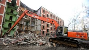 Экскаватор HITACHI ZX330 с длинной стрелой компании Техоптимум.