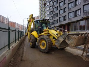 Аренда экскаваторов погрузчиков New Holland lb 115 к компании Техоптимум.NEW HOLLAND-это небольшой экскаватор и фронтальный погрузчик.