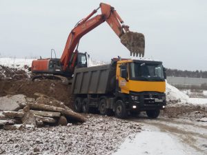 Вывоз грунта в твердом теле-компания Техоптимум