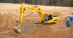 Доставка песка на оьект-компания Техоптимум